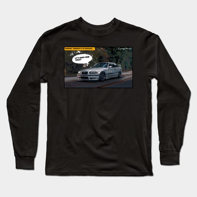 Backroad Drift Long Sleeve T-Shirt by Liberty Driver